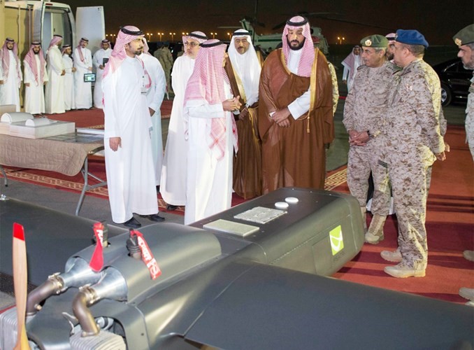 صاحب السمو الملكي الامير محمد بن سلمان خلال اطلاعه على المشروع	 واس﻿