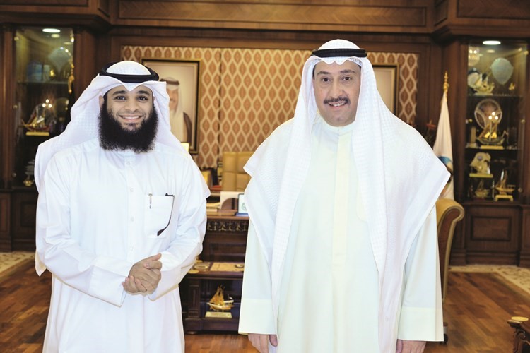 الشيخ فيصل الحمود مع الشيخ فهد المطيري
