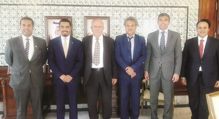 السفير علي الظفيري ووفد صندوق الكويت للتنمية الاقتصادية والاجتماعية العربية 