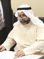 الشيخ عبدالله الجابر اثناء الجمعية﻿