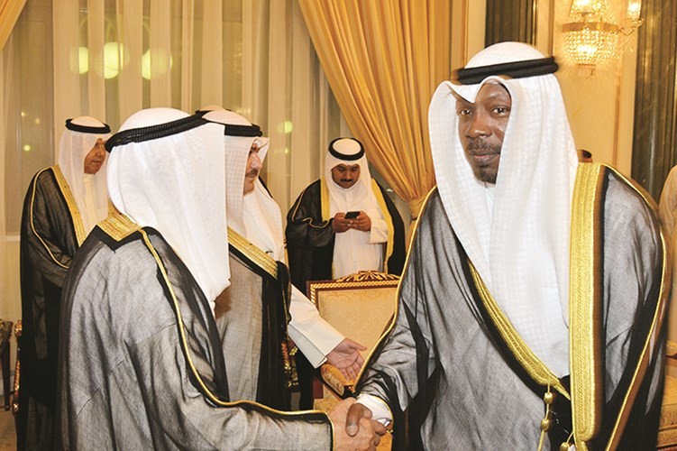 صاحب السمو الامير يتلقى التهاني ﻿