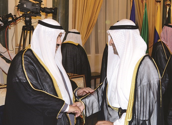 سمو الشيخ ناصرالمحمد مستقبلا دنايف الحجرف ﻿