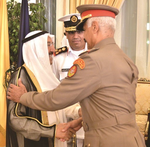الفريق الركن محمد الخضر يقدم التهاني لصاحب السمو 