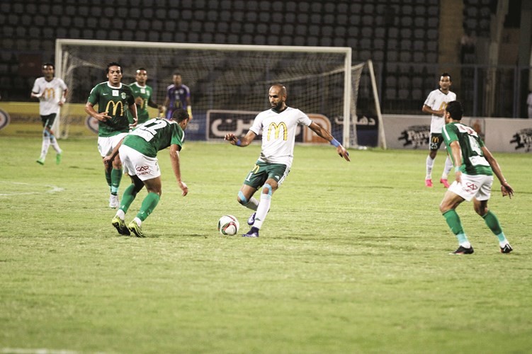 من مباراة المصري البورسعيدي والاتحاد 