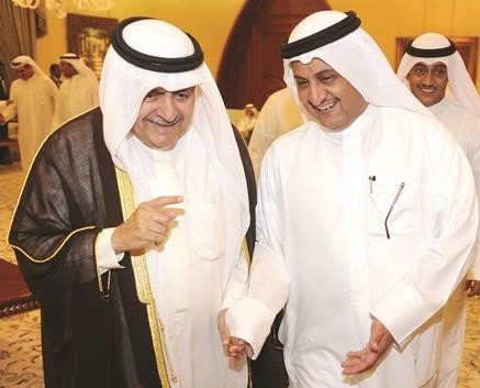 ضرار الغانم مهنئا لؤي الخرافي﻿