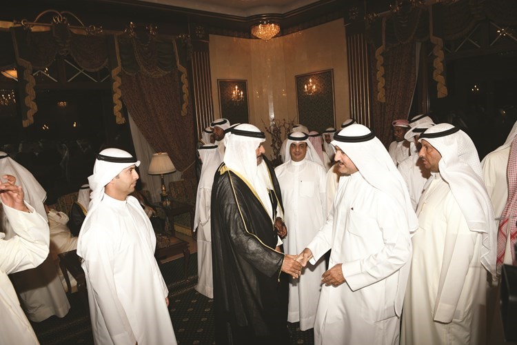 الزميل حسين الرمضان مهنئا
