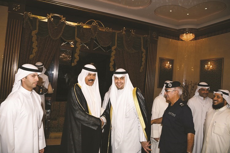 الوزير انس الصالح واللواء ابراهيم الطراح
