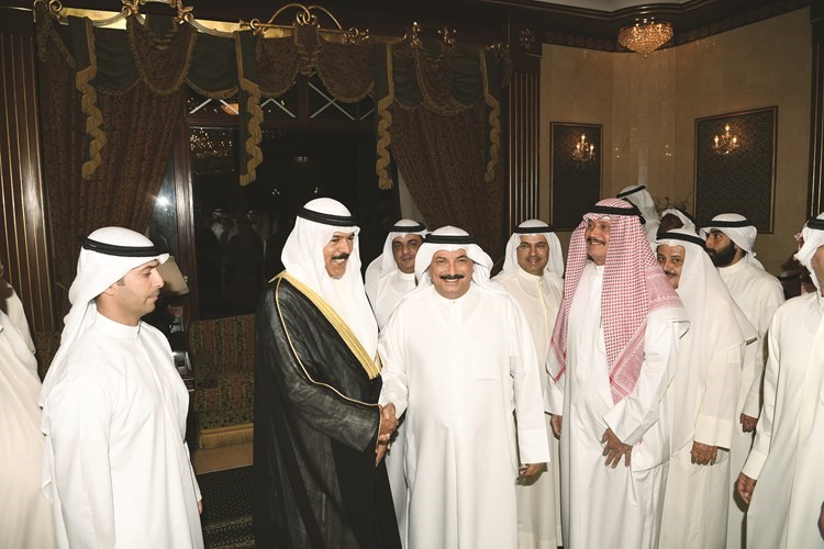 فهد اللميع والفريق متقاعد غازي اللميع يباركان
