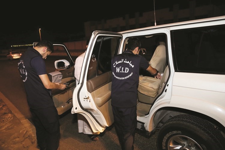 احدى نقاط التفتيش﻿