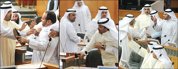 صور من الهوشة بين النواب امس هاني الشمري