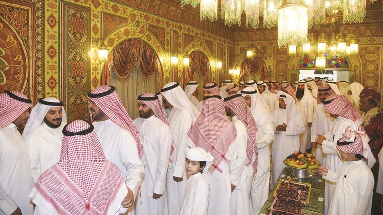 الحويلة خلال حفل الاستقبال﻿