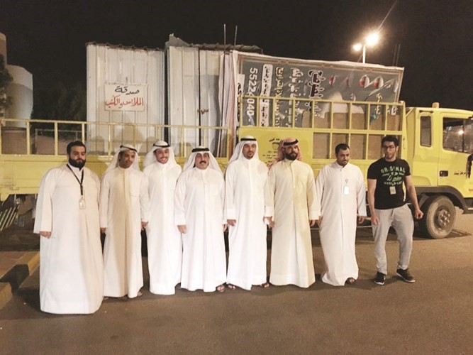 فريق الازالة خلال الحملة 