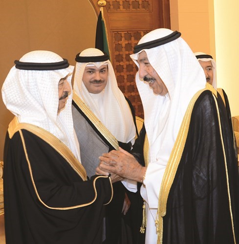 صاحب السمو الملكي الامير خليفة بن سلمان والشيخ جابر العبدالله﻿