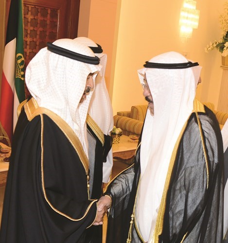 صاحب السمو الملكي الامير خليفة بن سلمان والشيخ فيصل السعود﻿