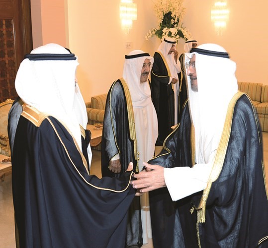 صاحب السمو الملكي الامير خليفة بن سلمان والشيخ دمحمد الصباح﻿