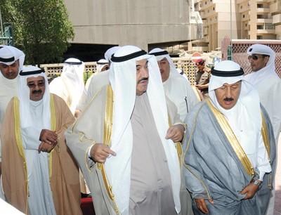 سمو الشيخ ناصر المحمد والشيخ ناصر صباح الاحمد