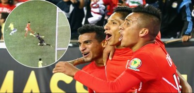 بالفيديو.. لقطة غريبة..هدف غير شرعي يطيح بالبرازيل من الكوبا!