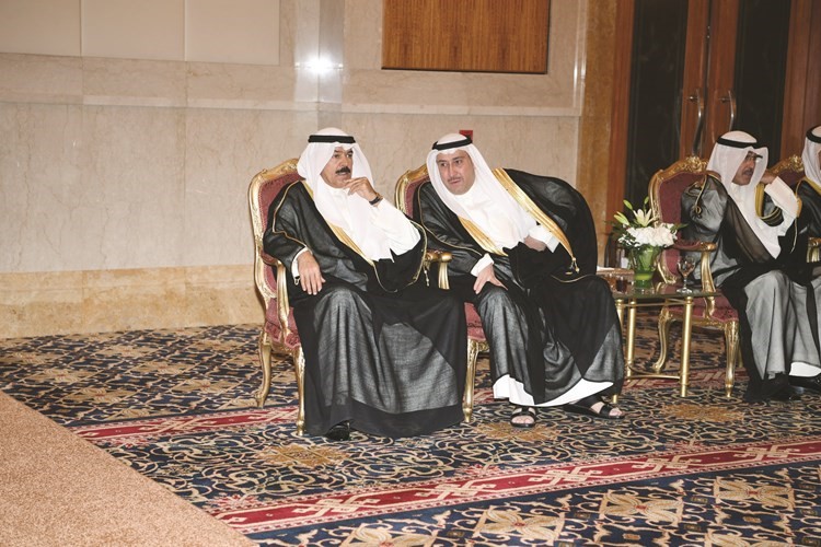 الشيخ محمد الخالد والشيخ فيصل الحمود في حديث على هامش الغبقة﻿