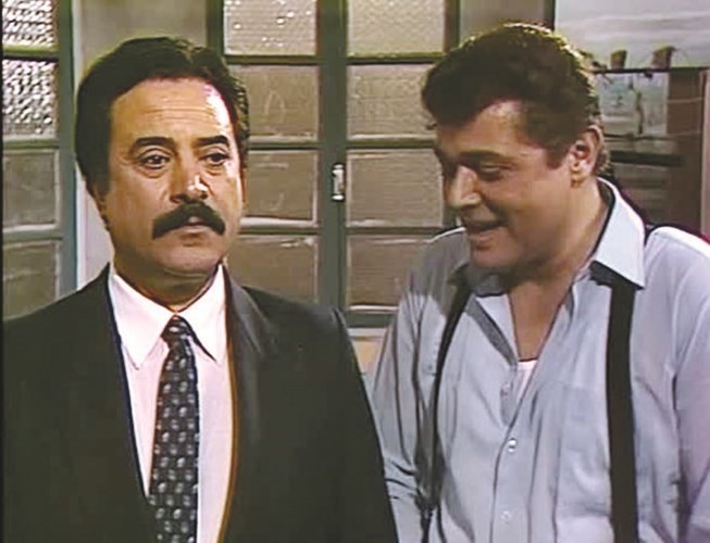 محمود عبدالعزيز ويوسف شعبان في المسلسل