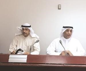 دبوس الدبوس ومحمد البحر خلال العمومية امس