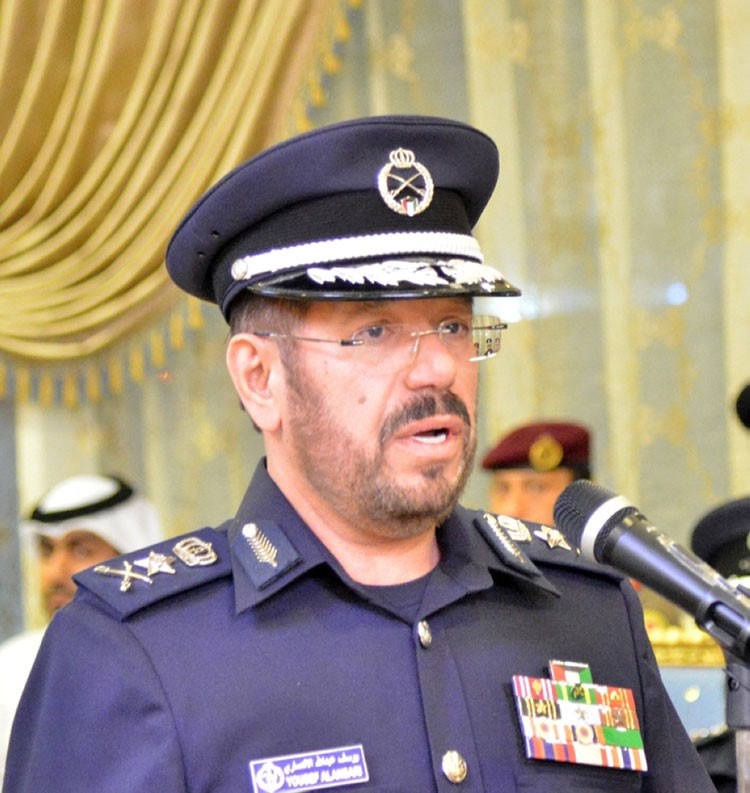 الفريق يوسف الانصاري يلقي كلمته