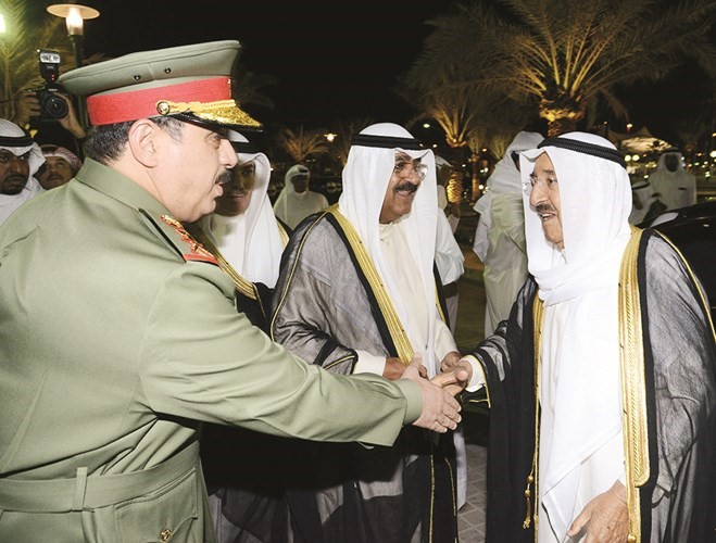 م هاشم الرفاعي مرحبا بصاحب السمو بحضور الشيخ مشعل الاحمد﻿