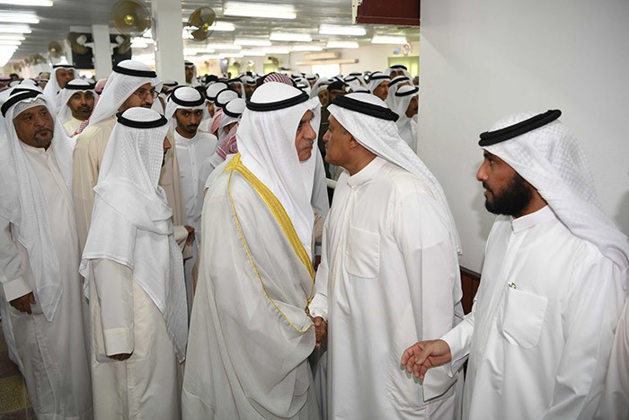 رئيس مجلس الامة السابق احمد السعدون معزيا