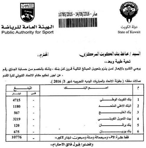 الهويدي: رواتب الحكام في حساباتهم اليوم