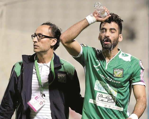 احمد ابراهيم من ضمن المعاقبين في النادي الازرقكوم