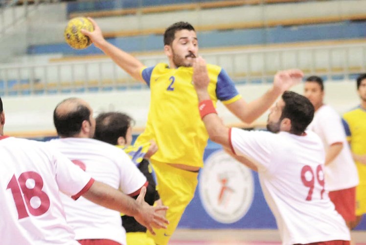 هجمة للساحل امام النصر في دمج اليد﻿