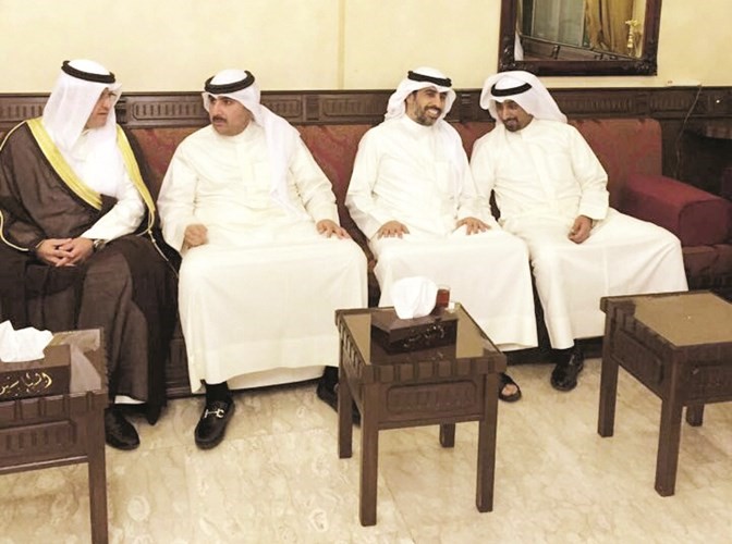 قتيبة الياسين وعلي خميس ومحمد الياسين والشيخ طلال المحمد﻿
