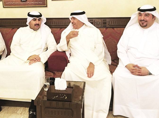 مجبل الطواش وعلي الخلف ومحمد الياسين﻿