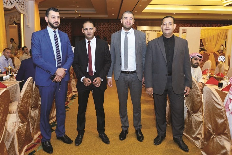 بعض موظفي مجموعة اسكان جلوبل خلال حفل الافطار