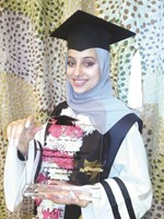 الخريجة شهد ساهر السلمان