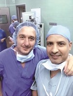 دحمود النومس ودسادج بعد اجراء العملية 