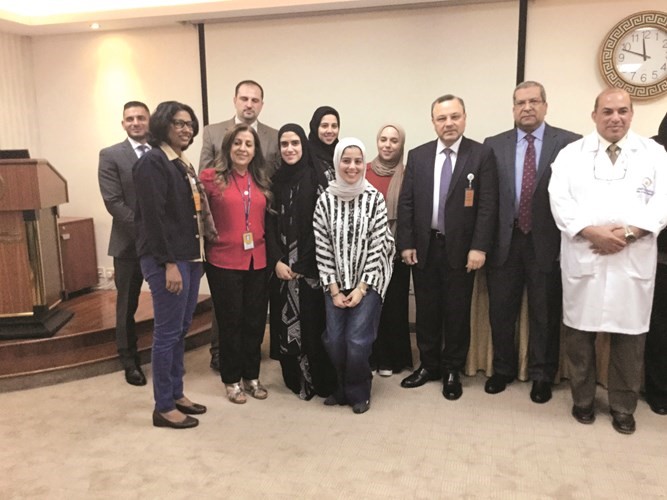 مستشفى دار الشفاء يحتفي بطلاب قسم الهندسة الصناعية بجامعة الشرق الأوسط الأمريكية
