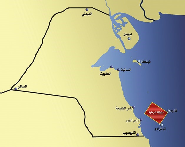 خريطة تحدد موقع الرماية المحدد لها يومي 22 و23 الجاري﻿