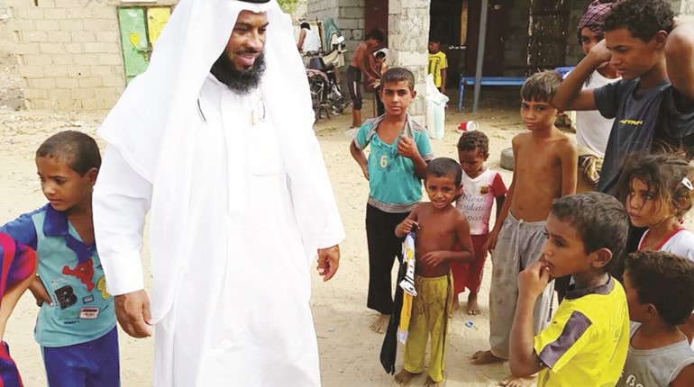 العبيد مع اطفال اليمن﻿