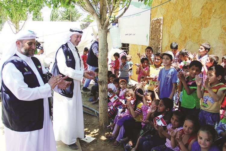 صلاح الجاسم في احدى رحلاته الدعوية