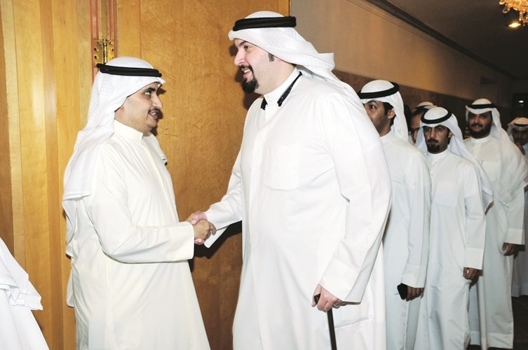 المنفوحي يتلقى التهاني ﻿