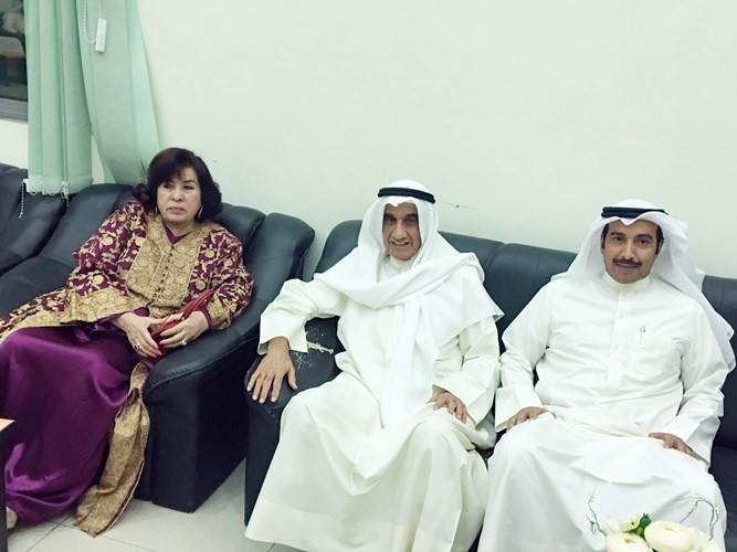 الشيخة دميمونة الصباح خلال الغبقة ﻿