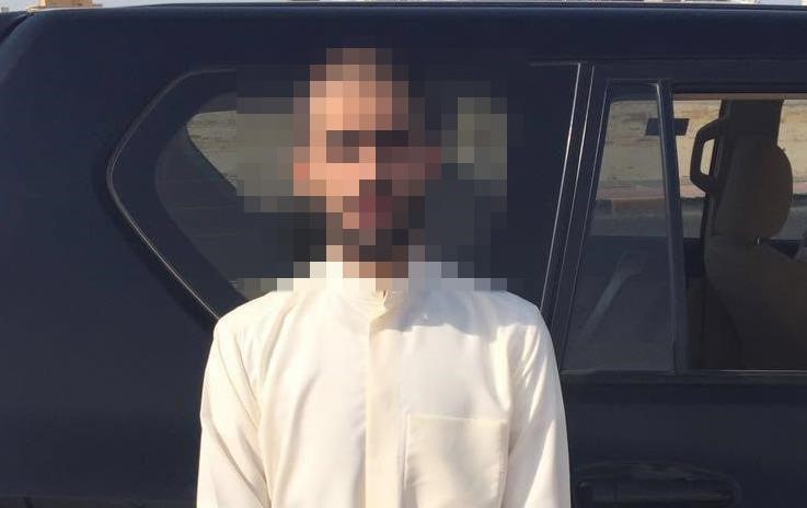 القاتل بعد القبض عليه﻿