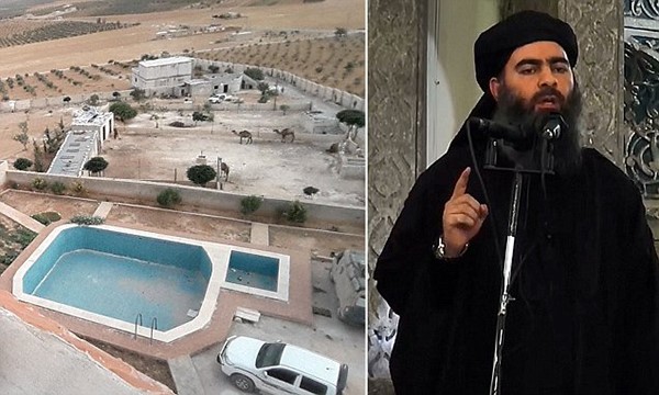 «ديلي ميل» تنشر صورة لقصر «أبوبكر البغدادي» في سوريا