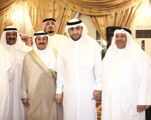 الشيخ مالك الحمود وعواد بن ناصر الحميدي ونيف العلاطي وعبدالله جفين العنزي ﻿