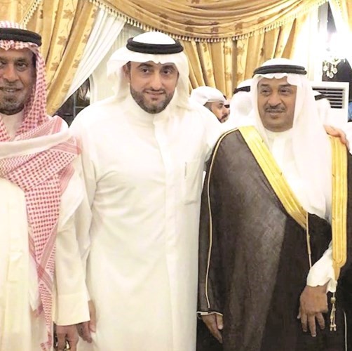 الشيخ مالك الحمود والشيخ فلاح بن فيصل الدويش وأحمد عنيزان﻿