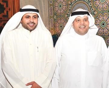 محمد الجبري يقدم التهاني الى فهد الصانع﻿