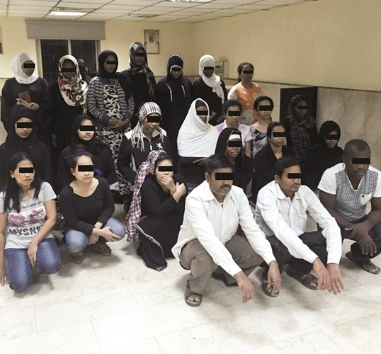 الموقوفون في حملة امن الفروانية