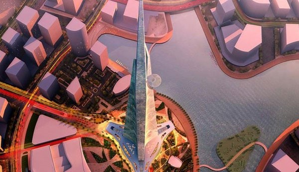 برج جدة في السعودية من المتوقع ان يصل ارتفاع برج جدة في السعودية الى الف متر، بعد اكتماله في العام 2020