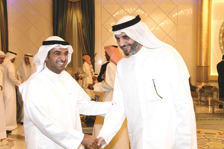 خالد الخالد مهنئا دنايف الحجرف بالشهر الفضيل﻿