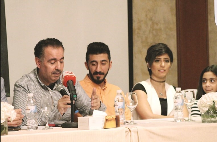 عادل المسلم في المؤتمر الصحافي﻿